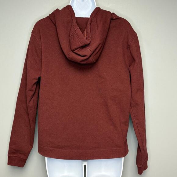 Patagonia Reg Fit Uprisal Hoody Casual Gorpcore Burgundy Maroon Womens Sz S - Picture 4 of 6